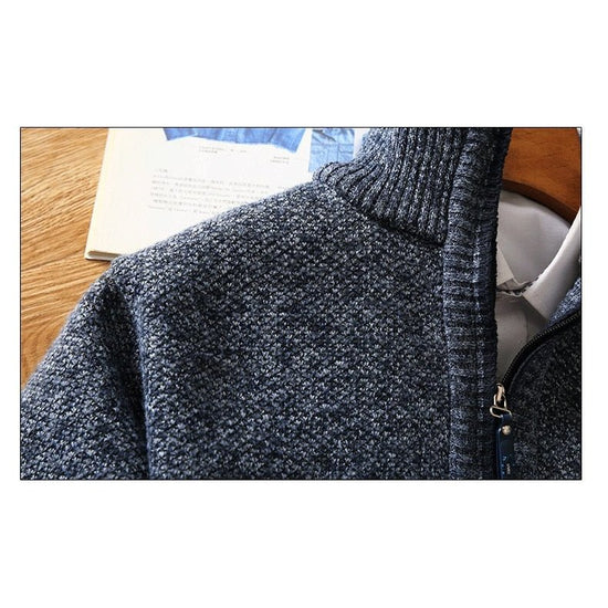 Men's half-zip sweater
