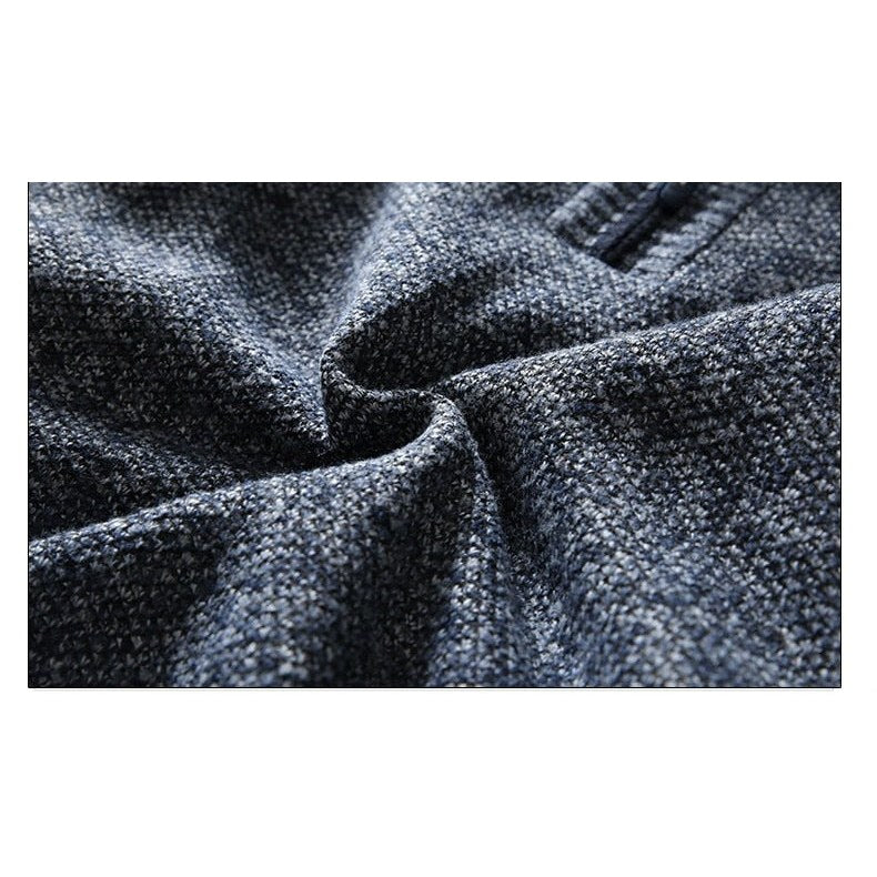Men's half-zip sweater
