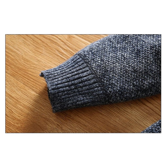 Men's half-zip sweater