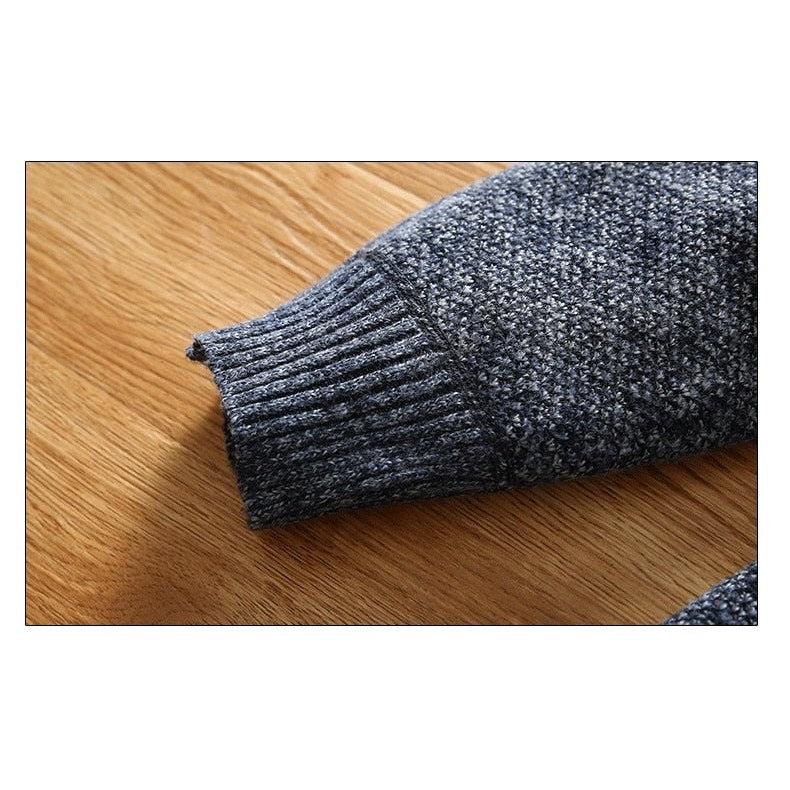 Men's half-zip sweater