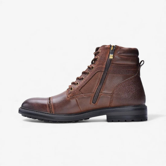 Men's High-Top Leather Boots