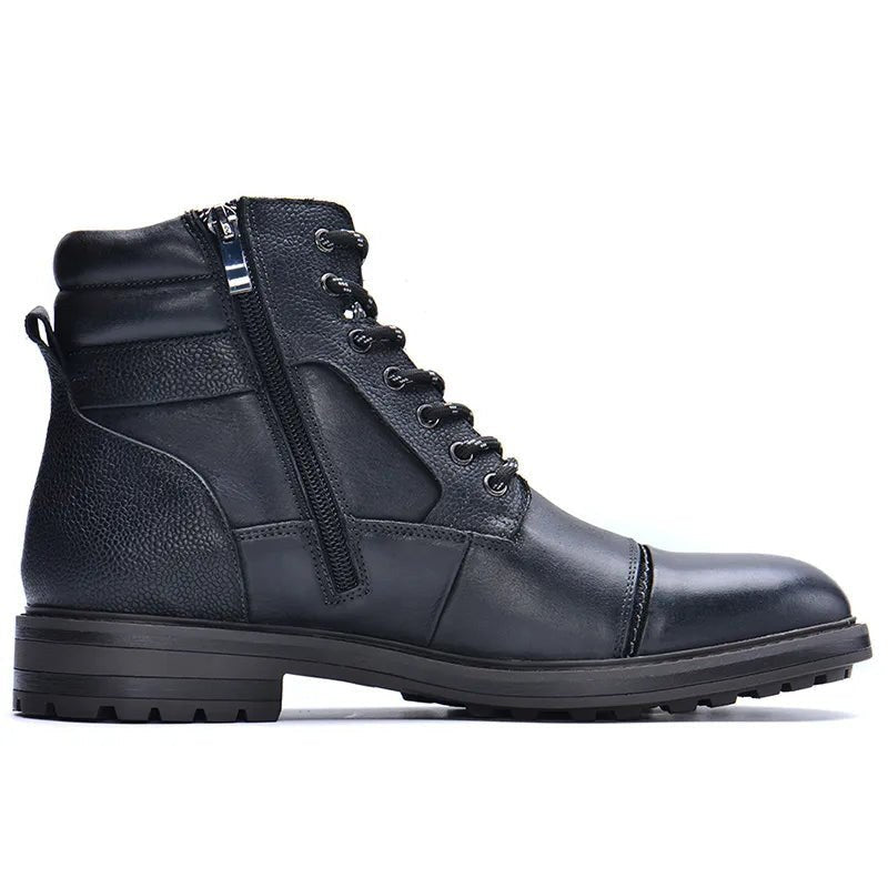Men's High-Top Leather Boots