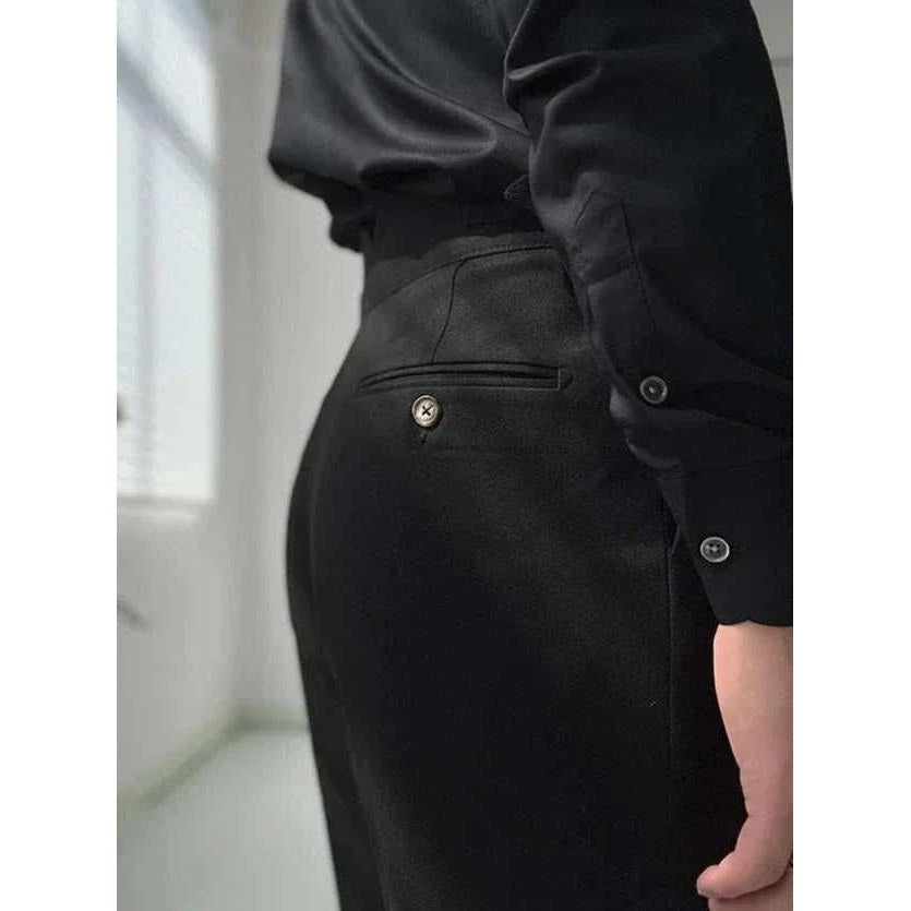 Men's High-Waist Dress Trousers