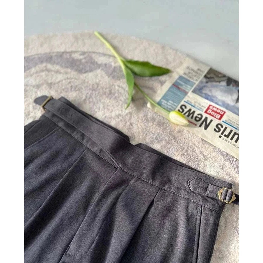 Men's High-Waist Dress Trousers