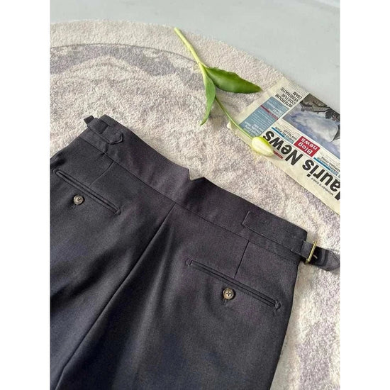Men's High-Waist Dress Trousers