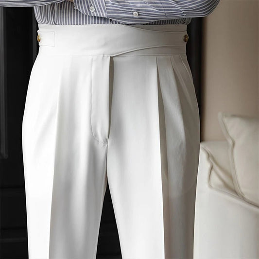 Men's Italian-Inspired Tailored Trousers