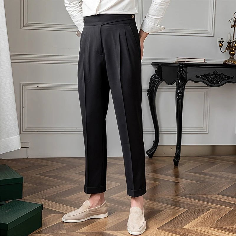 Men's Italian-Inspired Tailored Trousers