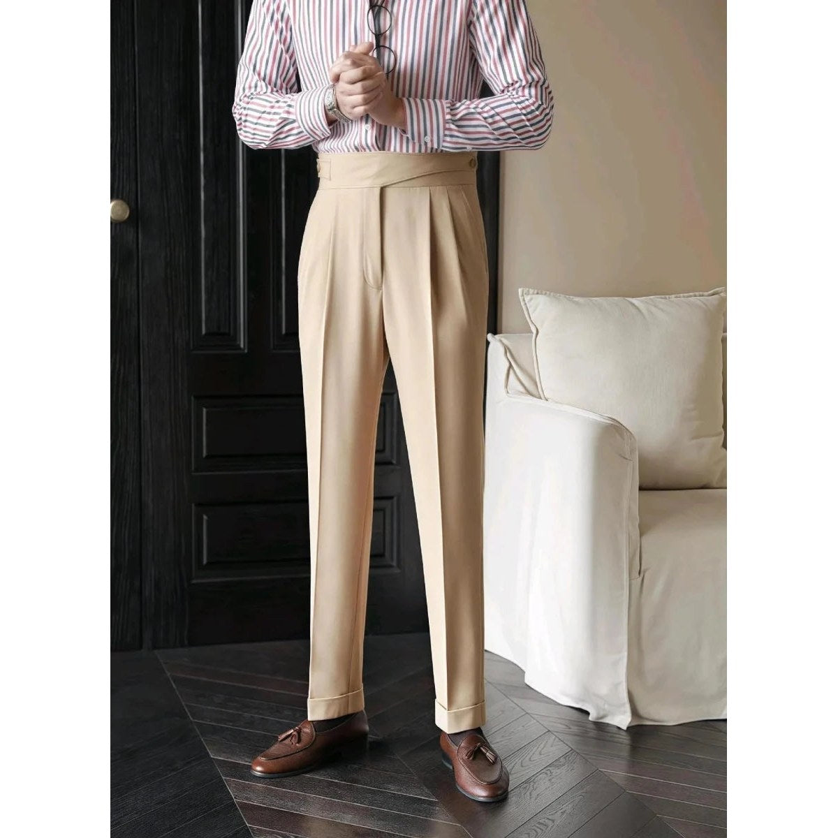 Men's Italian-Inspired Tailored Trousers