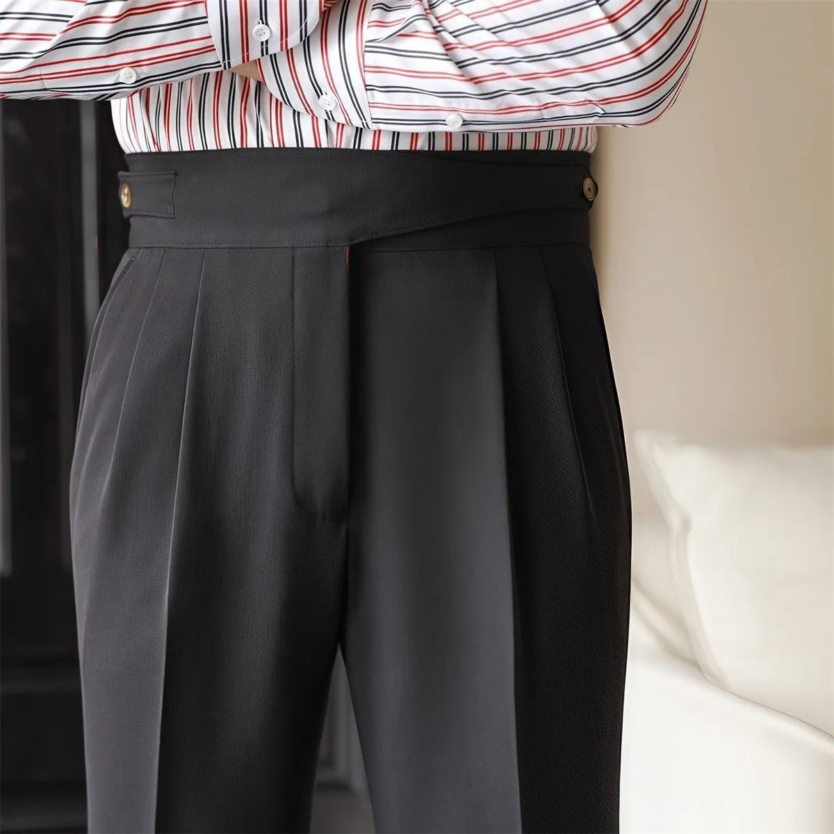 Men's Italian-Inspired Tailored Trousers