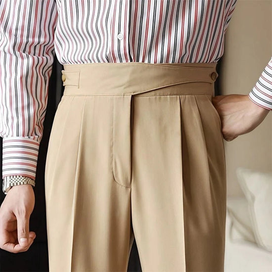Men's Italian-Inspired Tailored Trousers