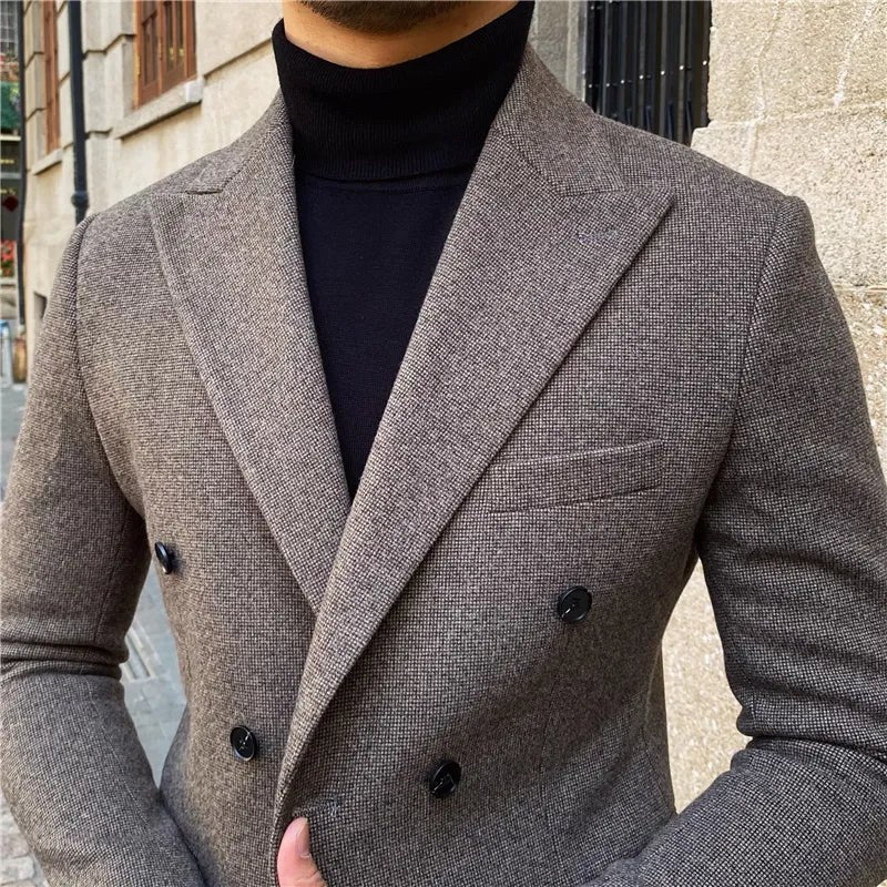 Men's italian-style double-breasted suit