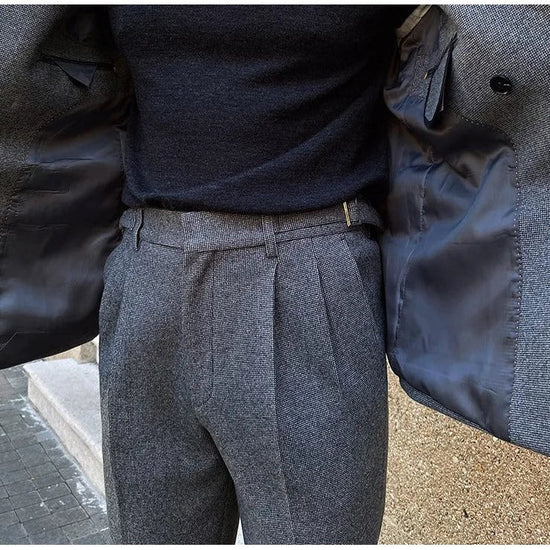 Men's italian-style double-breasted suit