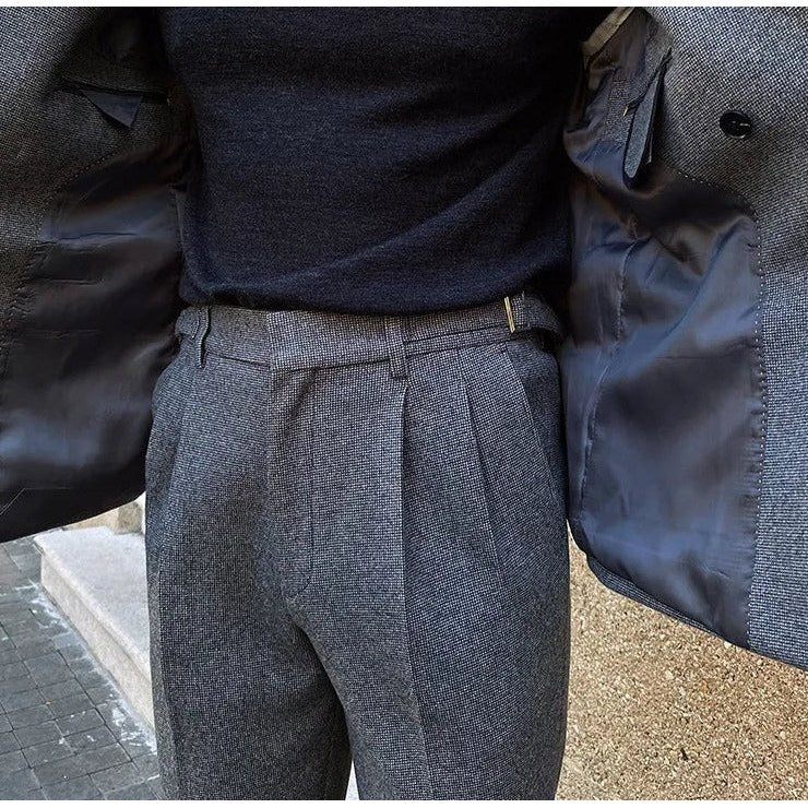 Men's italian-style double-breasted suit