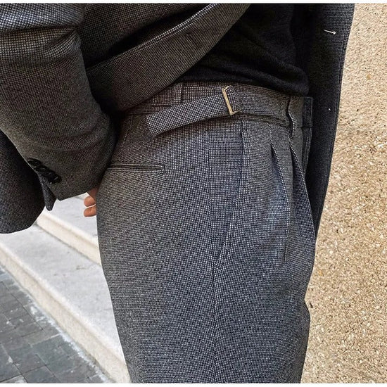 Men's italian-style double-breasted suit