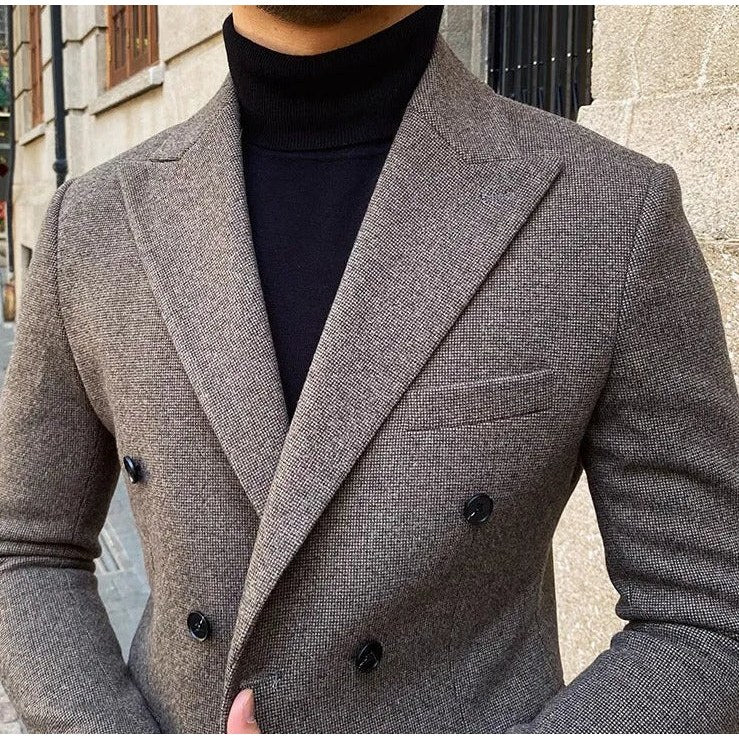 Men's italian-style double-breasted suit