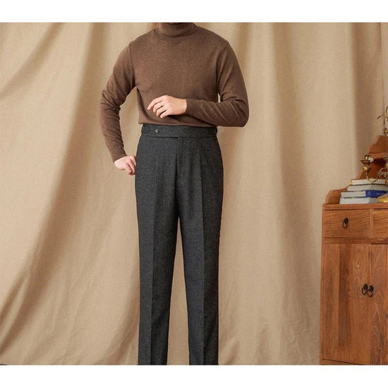 Men's Italian-Style Winter Trousers