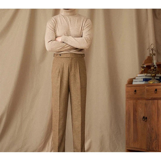 Men's Italian-Style Winter Trousers