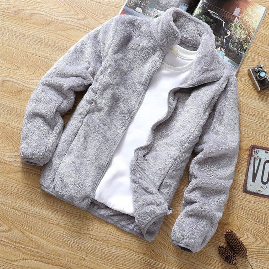 Men's korean velvet casual jacket