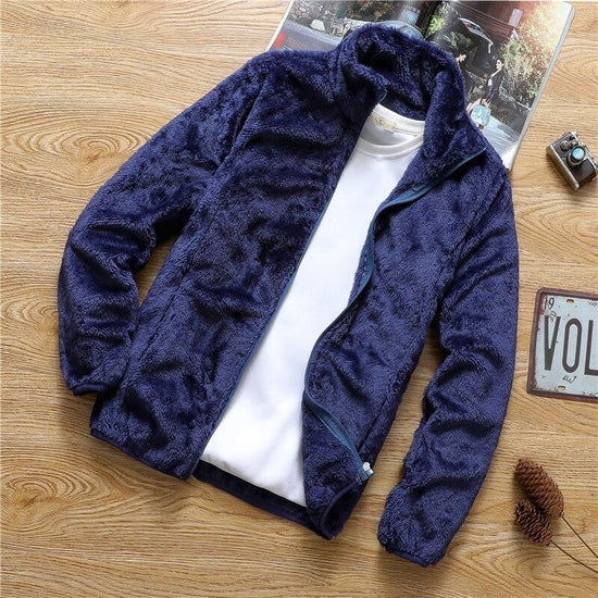 Men's korean velvet casual jacket