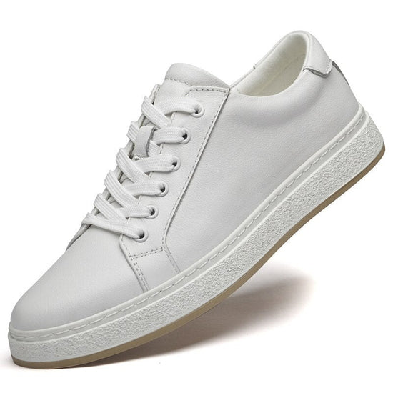 Men's lace-up genuine leather casual shoes