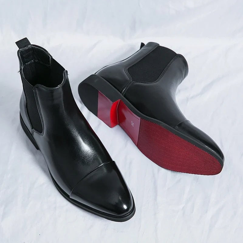 Men's leather chelsea boots