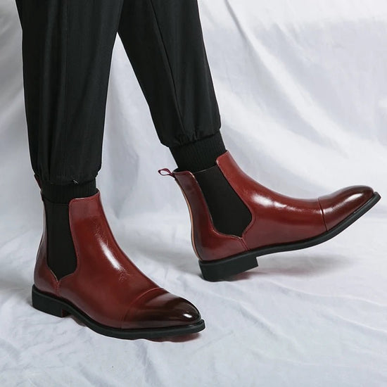 Men's leather chelsea boots