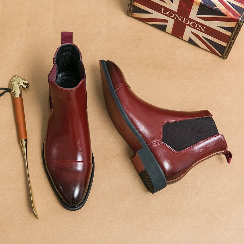 Men's leather chelsea boots