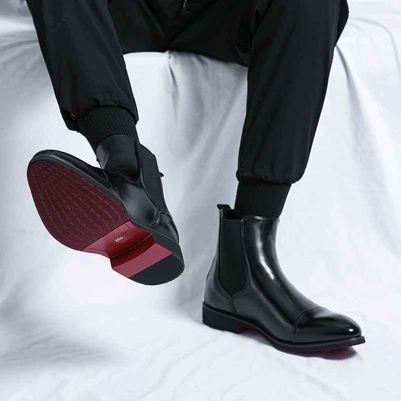 Men's leather chelsea boots
