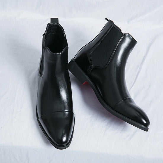 Men's leather chelsea boots