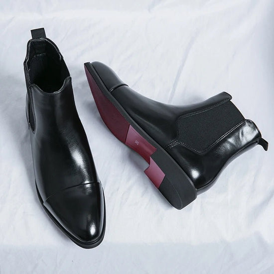 Men's leather chelsea boots