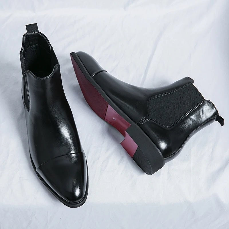 Men's leather chelsea boots