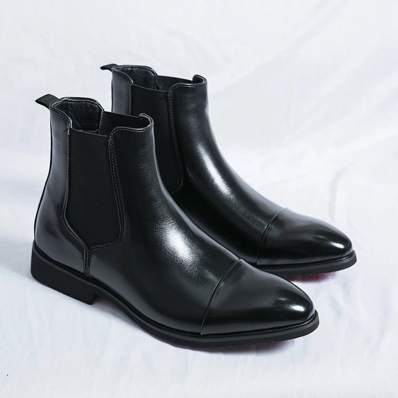 Men's leather chelsea boots