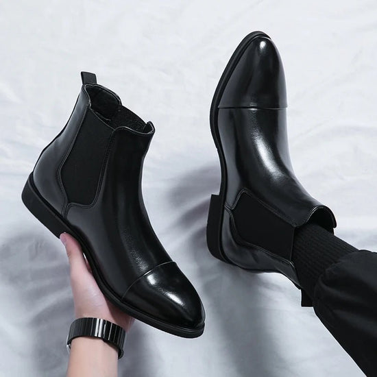 Men's leather chelsea boots