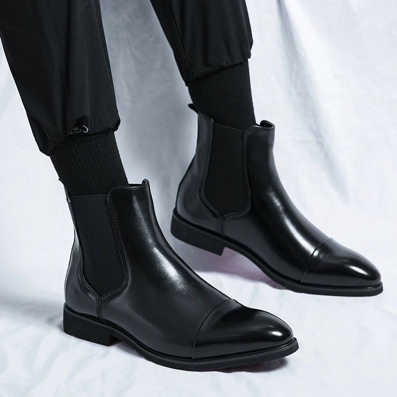Men's leather chelsea boots