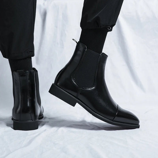 Men's leather chelsea boots
