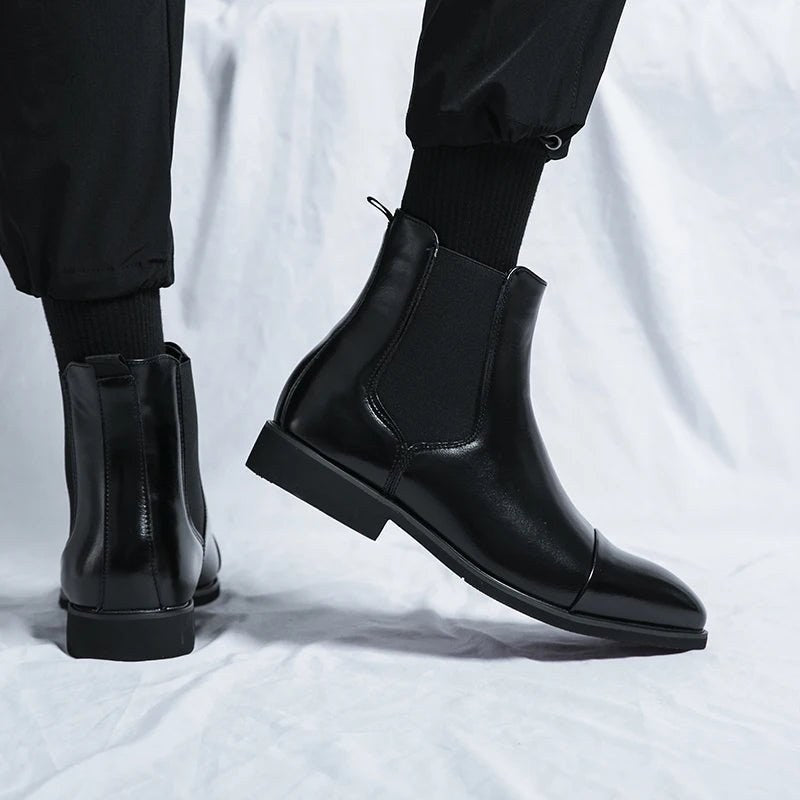 Men's leather chelsea boots