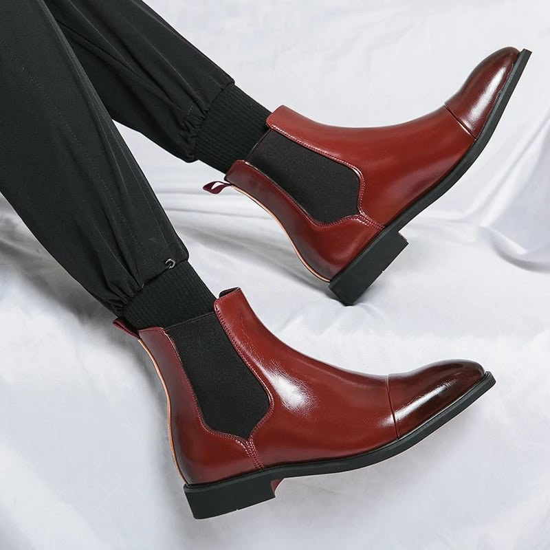 Men's leather chelsea boots