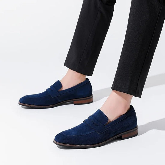 Men's lightweight suede driving loafers