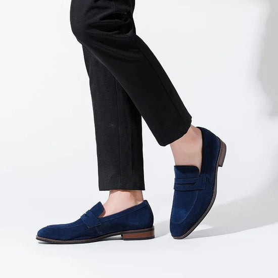 Men's lightweight suede driving loafers