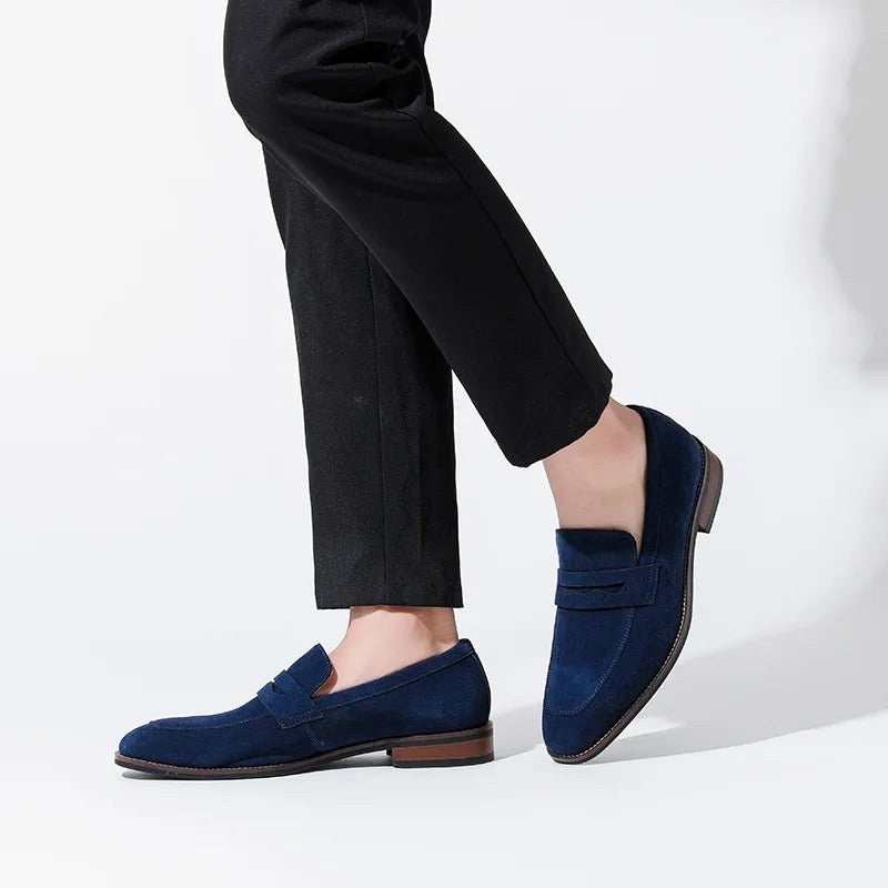 Men's lightweight suede driving loafers