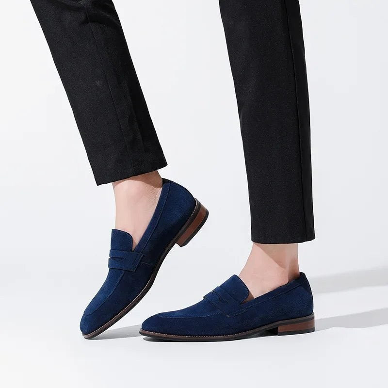 Men's lightweight suede driving loafers