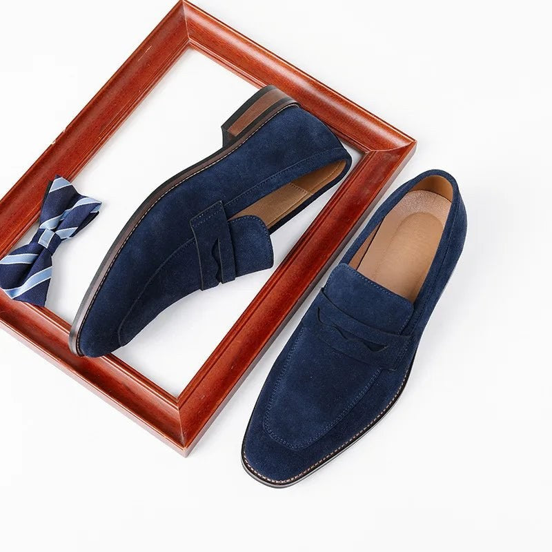 Men's lightweight suede driving loafers