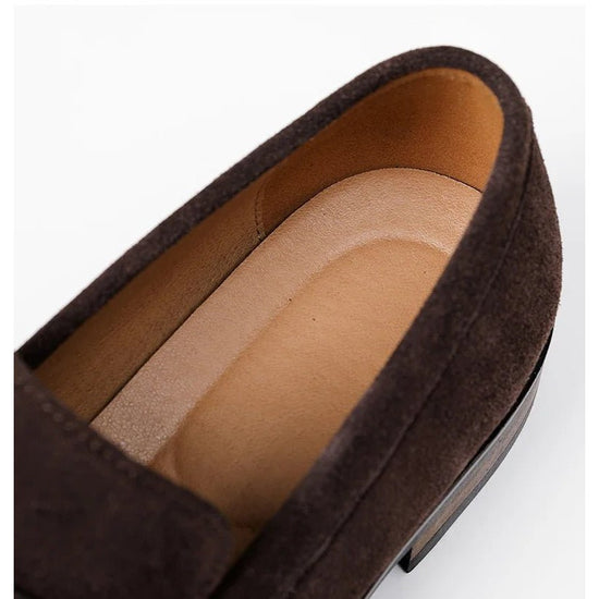 Men's lightweight suede driving loafers