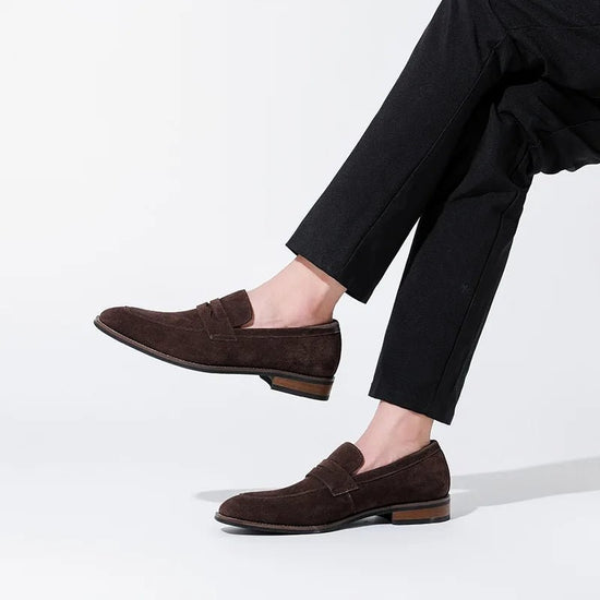 Men's lightweight suede driving loafers