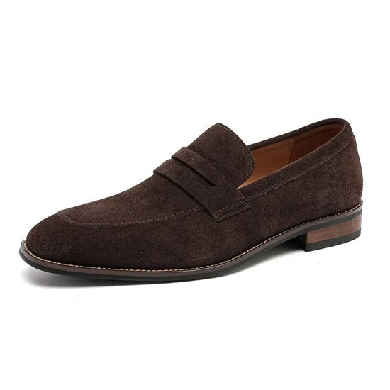 Men's lightweight suede driving loafers