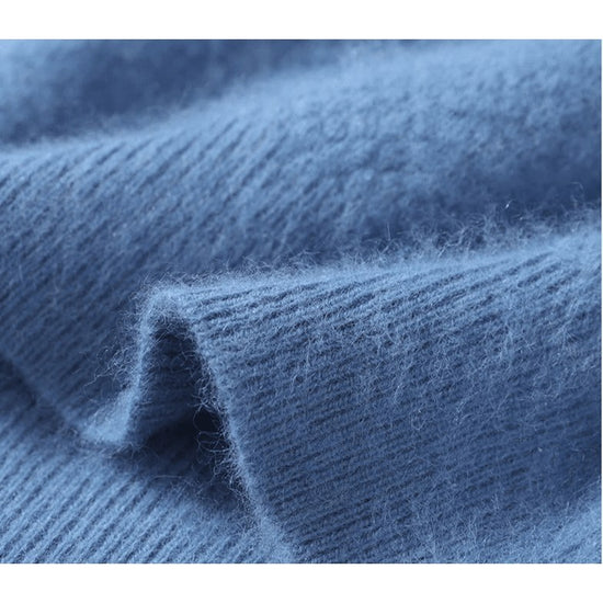Men's Lightweight Wool Polo Sweater