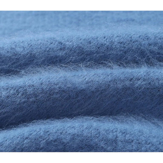 Men's Lightweight Wool Polo Sweater