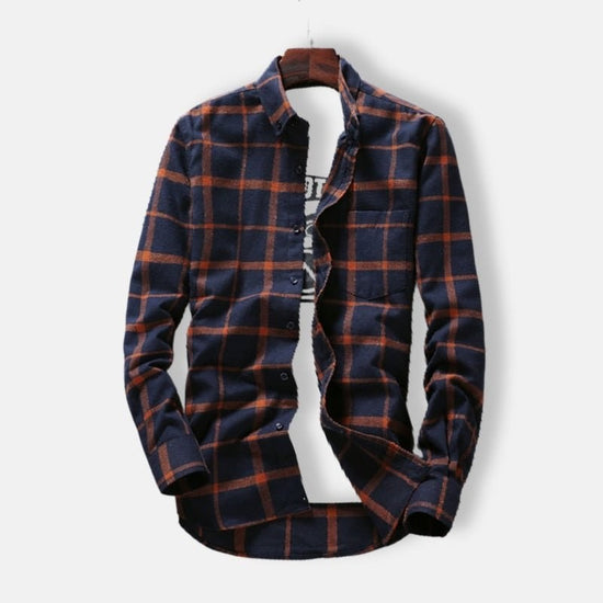 Men's long-sleeve oxford shirt