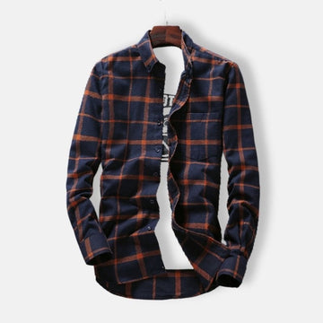 Men's long-sleeve oxford shirt