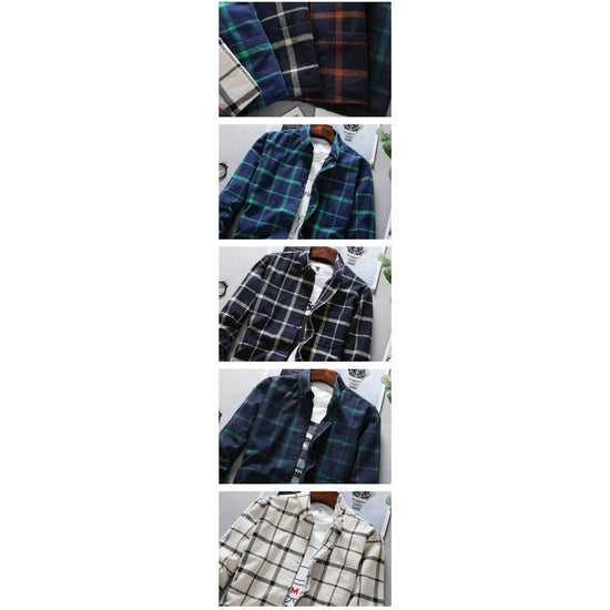 Men's long-sleeve oxford shirt